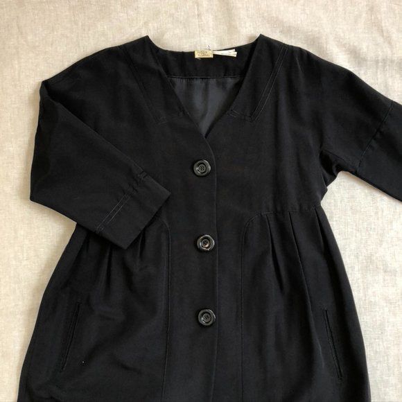 Max Studio Pleated Coat - Picture 2 of 7